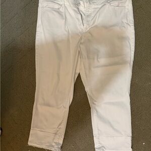 J. Jill White Ankle Cropped Jeans